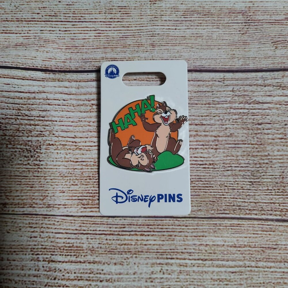Disney Parks Chip and Dale Ha Ha! Pin - NEW